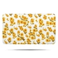 thumbnail image 1 of White Yellow Sunflower Pattern Bathroom Rugs Mat,Non Slip Microfiber Bathroom Rug,Rubber Backing,Soft Bathroom Mats for Bathroom Floor,Tub and Shower,17x30in(43x75cm), 1 of 5