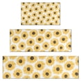 thumbnail image 1 of White Yellow Sunflower Pattern Kitchen Rugs Sets Of 3,Kitchen Runner Rugs Non Skid Washable,Decorative Kitchen Floor Mats for Kitchen,Sink,Laundry,17"x30"+ 17"x47" + 17"x59", 1 of 6