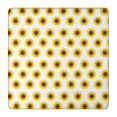 thumbnail image 1 of White Yellow Sunflower Pattern Square Fitted Tablecloth with Elastic Edge,Square Table Cover,Washable Elastic Table Cover for Home Kitchen Party Decor 36"x36", 1 of 6