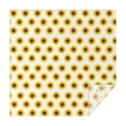 thumbnail image 1 of White Yellow Sunflower Pattern Square Tablecloth,Waterproof Square Table Cover,Wipeable Spillproof Washable Table Cover for Home Kitchen Party Decor 42"X42"(107x107cm), 1 of 6