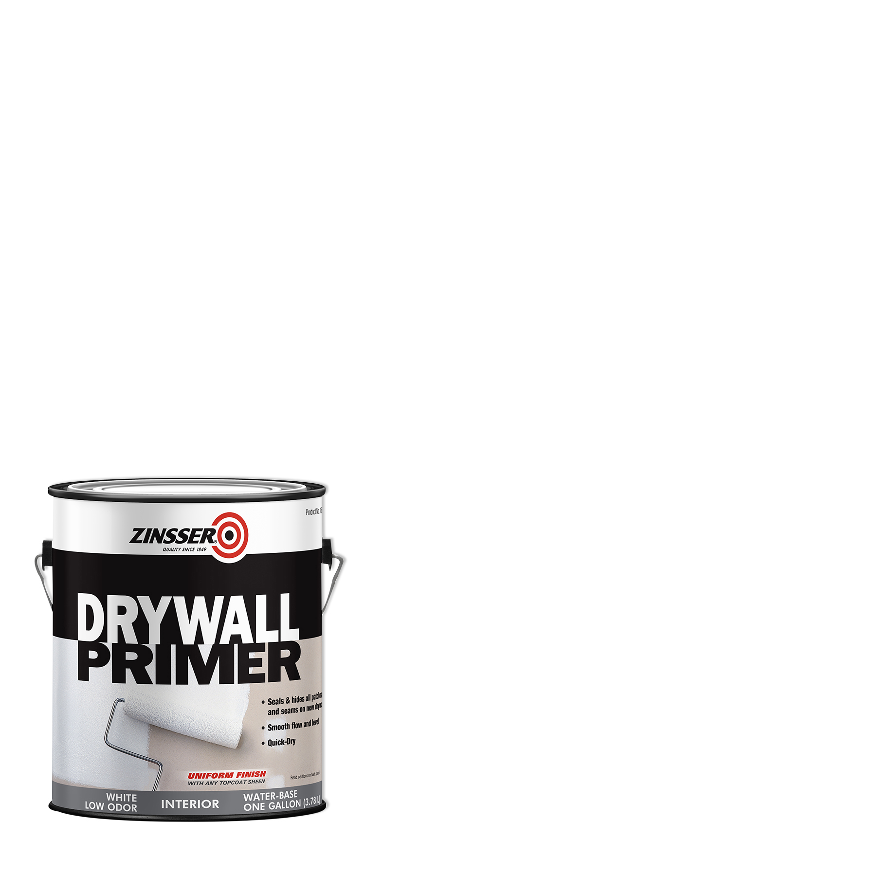 White, Zinsser Drywall Primer Flat-1501, Gallon - image 1 of 7