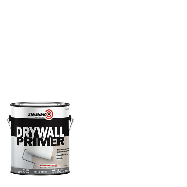 White, Zinsser Drywall Primer Flat-1501, Gallon