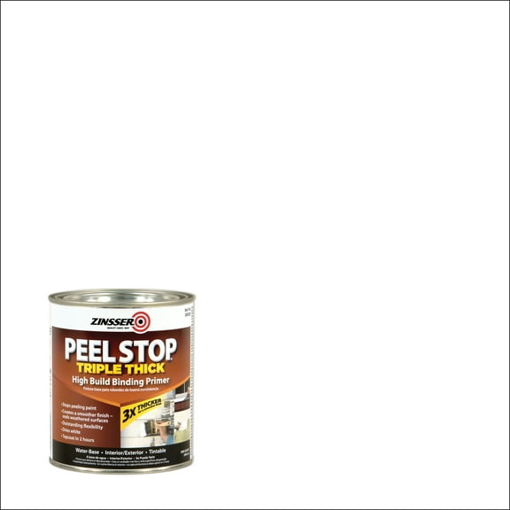 White, Zinsser Peel Stop Triple Thick Ponding Primer- Quart