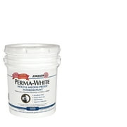 White, Zinsser Perma-White Satin Interior Mold & Mildew Proof Paint- 5 Gallon, 1 per Case
