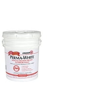 White, Zinsser Perma-White Semi-Gloss Interior Mold & Mildew Proof Paint- 5 Gallon, 1 per Case