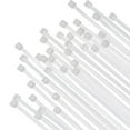 thumbnail image 1 of White Zip Ties, Zip Cable Ties, Qyaukm 12" White Zip Cable Ties (100 Pack) 40Lbs Tensile Strength Nylon Cable Wire Ties for Indoor and Outdoor By (White) White, 250 White Cable Ties, 1 of 4