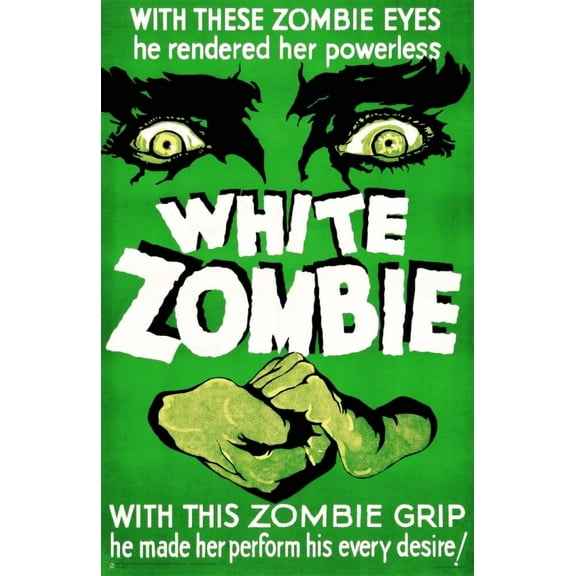White Zombie - Vintage Movie Advertisement Mini Poster 11.5" x 17.5" Laminated
