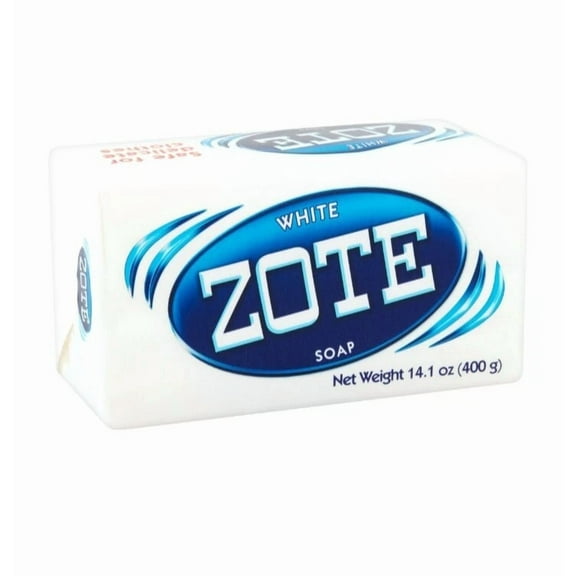 White Zote Soap 400 G/ 14.1Oz Bar For Cleaning Laundry Detergent Whitening Power