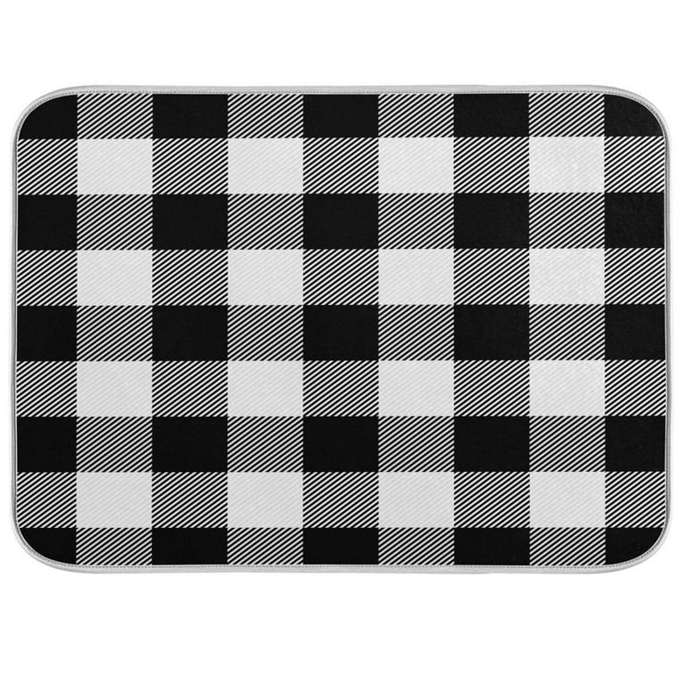 Buffalo check drying mat sale