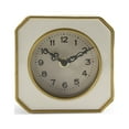 thumbnail image 1 of White and Gold Clock, 1 of 2