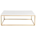 thumbnail image 1 of White and Gold High Gloss Coffee Table, 1 of 5
