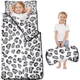 thumbnail image 1 of White and Gray Of Leopard Print Toddler Nap Mats for Kids Preschool,Sleeping Mat Bag or Kids,Toddler Sleeping Bag,Toddler Nap Mat or Daycare, 1 of 6