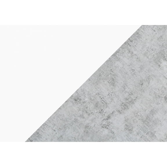 White and Grey Finish - Fits 80 - 89 Inch Screens - Bedroom Decor - Cable Management Feature