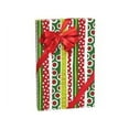 thumbnail image 1 of White and Red Polka Dots Jolly Christmas Stripe Holiday Christmas Gift Premium Wrapping Paper 15ft, 1 of 1
