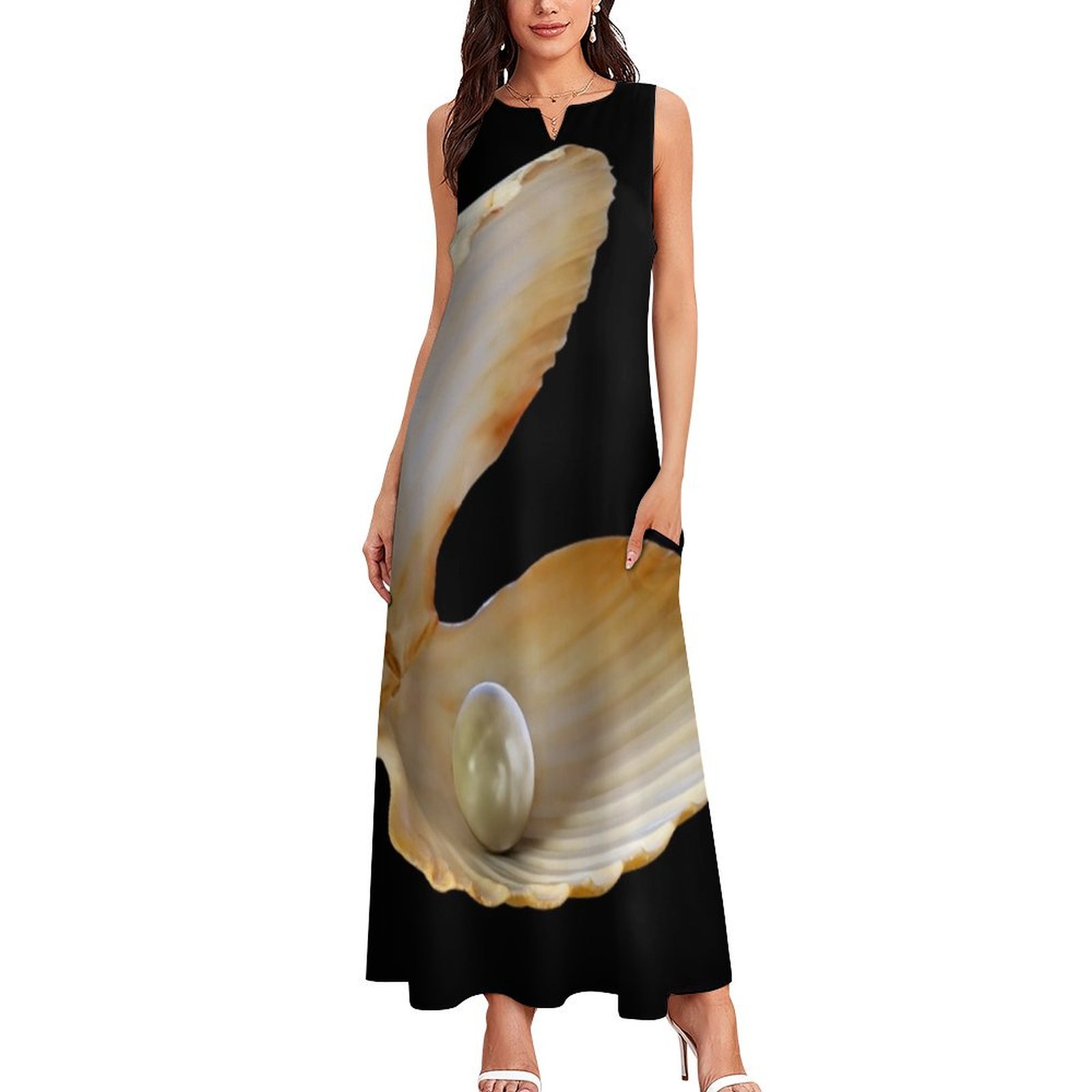strapless open back dress Bette Thin Strap Maxi Dress main image 1