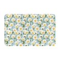 thumbnail image 1 of White daisy Door Mat for Indoor, Welcome Door Mats Front Entrance Rug, Non-Slip Bathroom kitchen Rugs for Inside Floor, Small Rug Dog Door Mat 20X31.5 Inch, 1 of 5
