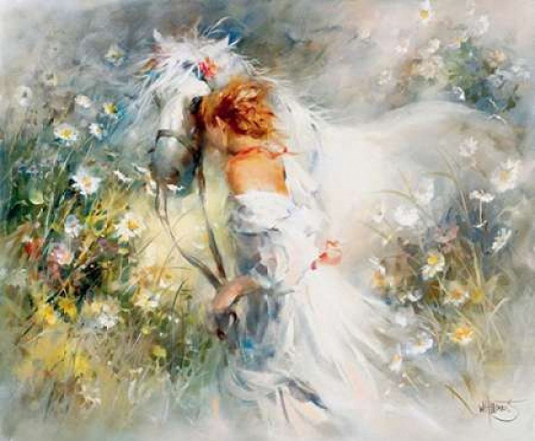 White dream Canvas Art - Willem Haenraets (20 x 24)