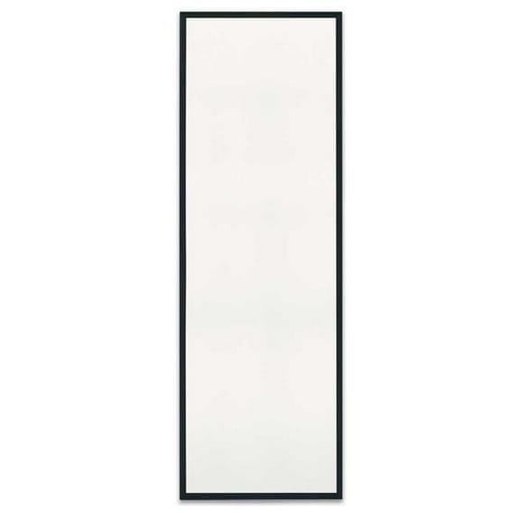 White dry erase board 12' x 36' Black aluminum frame