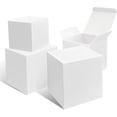 thumbnail image 1 of White gift box 333 small recycled paper gift box, suitable for party favors, weddings, cookies, candles in bulk of 25 pieces, with lid small empty gift box, 1 of 3