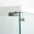 thumbnail image 1 of White glass display cabinet | Perfect for living, sleeping, or working areas | Add a touch of style to your space, 1 of 7