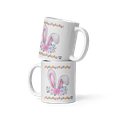thumbnail image 1 of White glossy mug -Bunny Ears (11 oz), 1 of 4