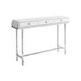 thumbnail image 1 of White laminate console / For entryway use / 3 storage drawers included, 1 of 2