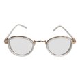 thumbnail image 1 of White on Gold Clear Lens With Side Shield Sunglasses Tony Stark Sunglasses Iron, 1 of 1