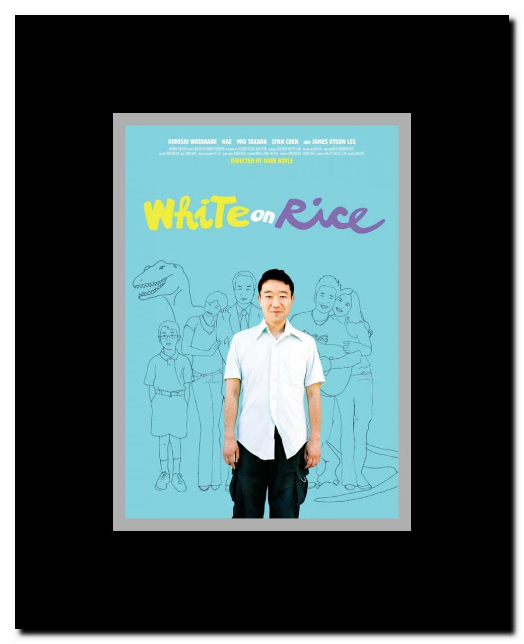 White on Rice Framed Movie Poster