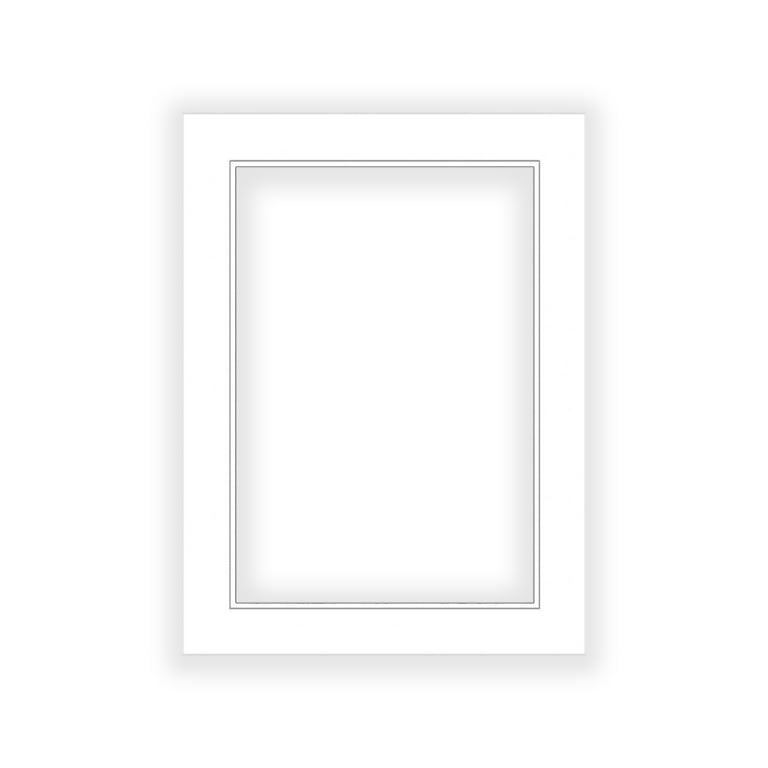 8.5x11 Standard Mat Board - Blank
