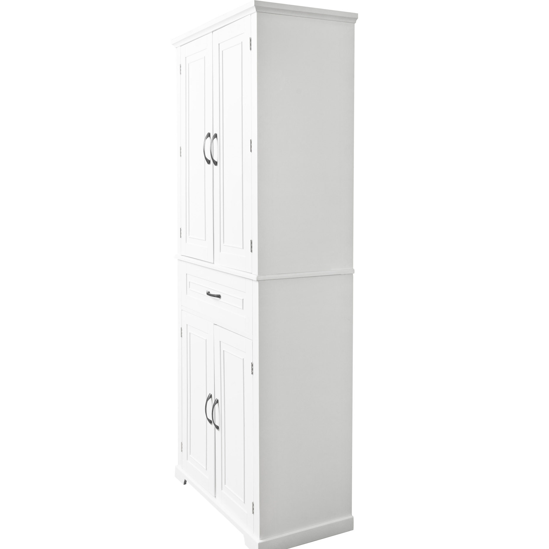 Metal Handles & Hinges, Waterproof - Bathroom Storage Cabinet with Drawer