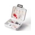thumbnail image 1 of White portable pill box sealed mini storage box compartment storage medicine box one week portable pill box, 1 of 4