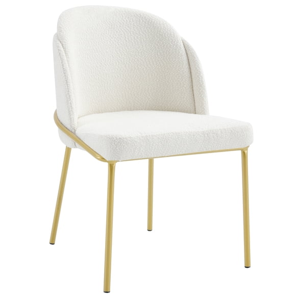 White seat with brown legs - Spacious seating area - Breakfast nook / Comfortable meal times