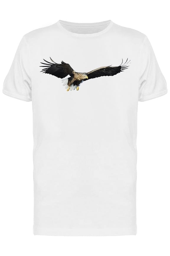 White-tail Erne Flying T-Shirt Men -Image by Shutterstock, Male Medium