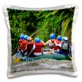 thumbnail image 1 of 3drose, White Water Rafting, Sarapiqui River, Costa Rica - Sa22 Mpr0029 - Maresa Pryor, 16x16 inch Pillow Case, 1 of 5