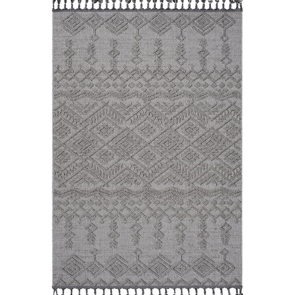 White/white 4x6 Indoor/outdoor Rug - Stain , Non-shedding, , Adds Flair To Bedroom, Home Office, Dining Room Charm Study, Dorm Room,