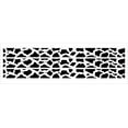 thumbnail image 1 of White with Black Cow Print Border Wall Decals Stickers Farm Animal Total of 3 strips 52in. by 4.5inch, 1 of 1