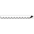 thumbnail image 1 of Teacher Created Resources White with Black Scalloped Magnetic Border, 24 Feet, 1 of 3