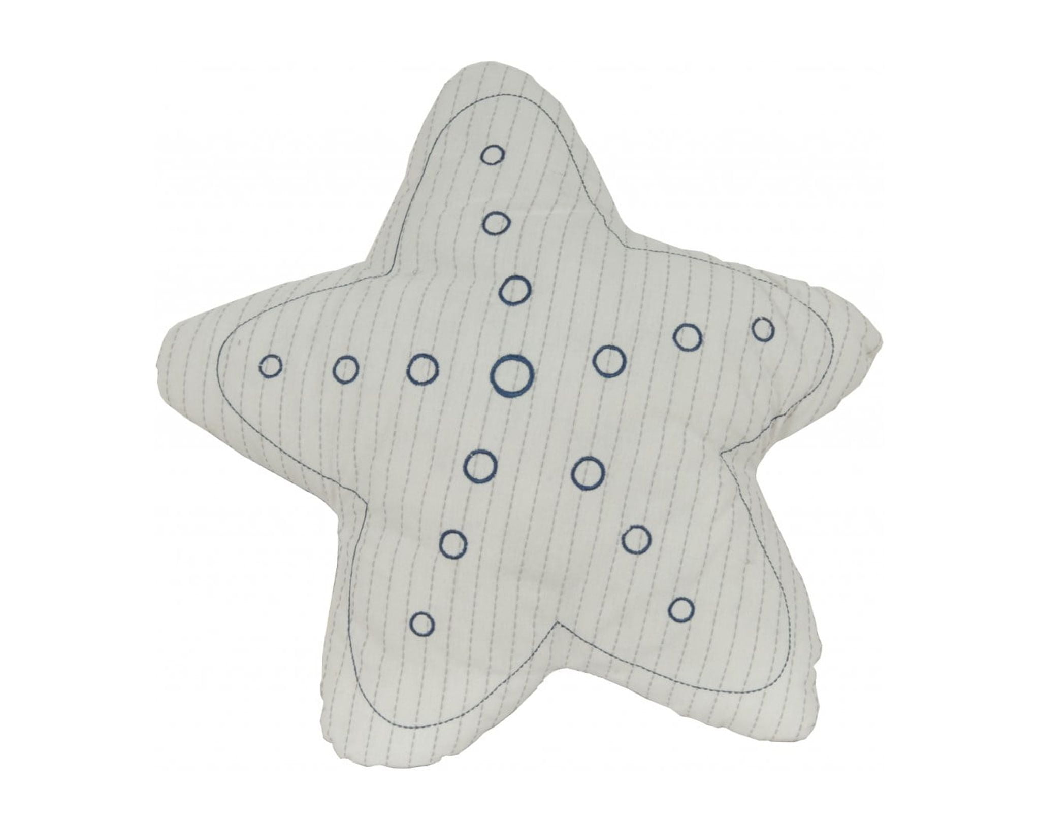 Blue With White 3D Shape Star Pillow Blue With White 3D Shape Star Pillow