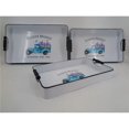 thumbnail image 1 of White with Blue Pick Up Truck Flower Market Decorative Trays, Set of 3, 1 of 1