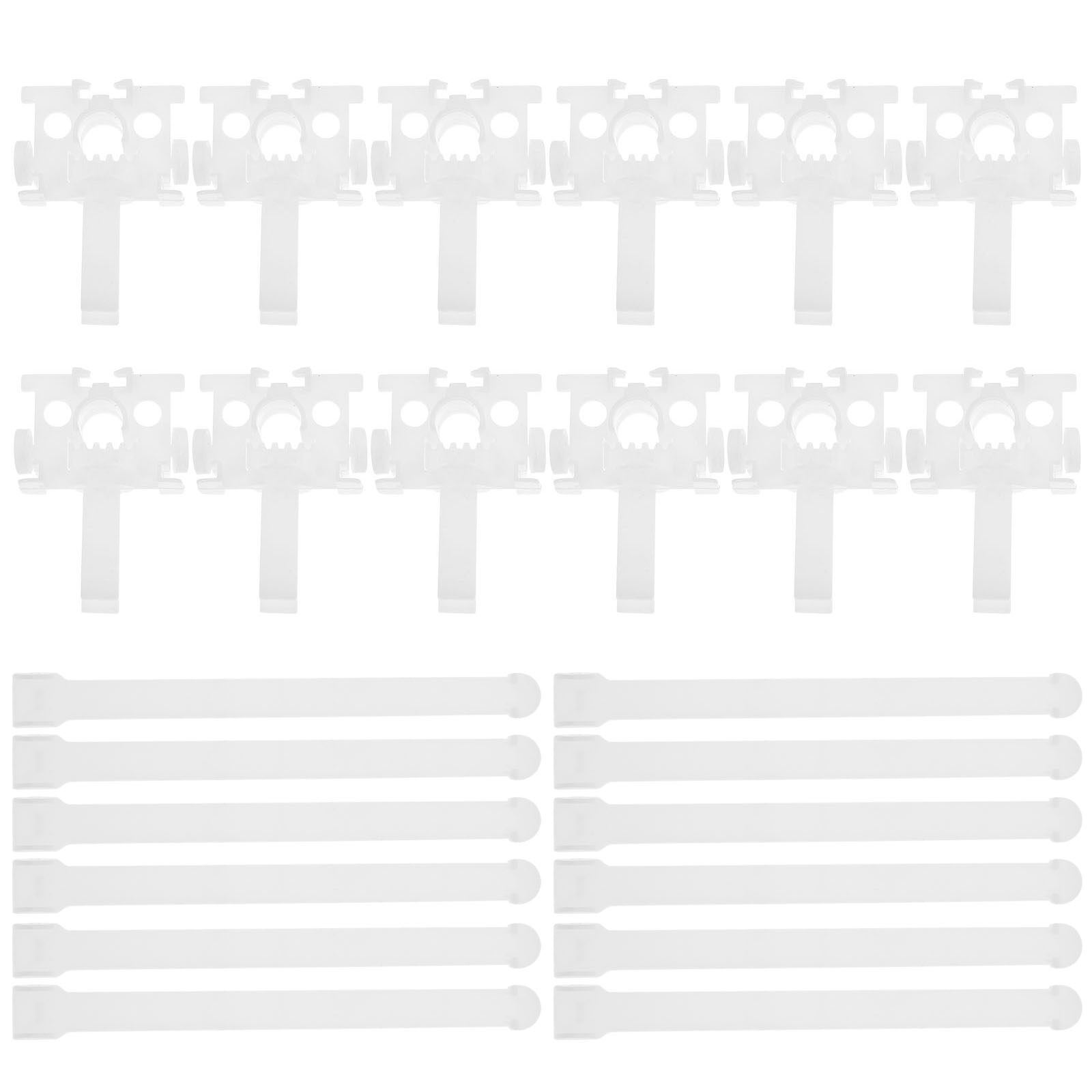 WhiteBeach 12 Sets Vertical Blind Repair Clip Slats Vertical Blind