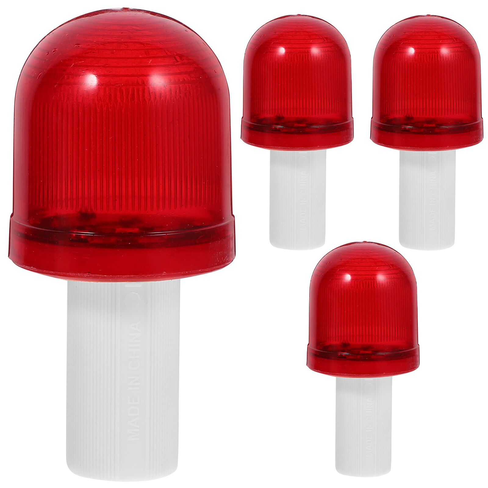 WhiteBeach 4pcs Traffic Cone Lights Safety Flashing Lights Warning