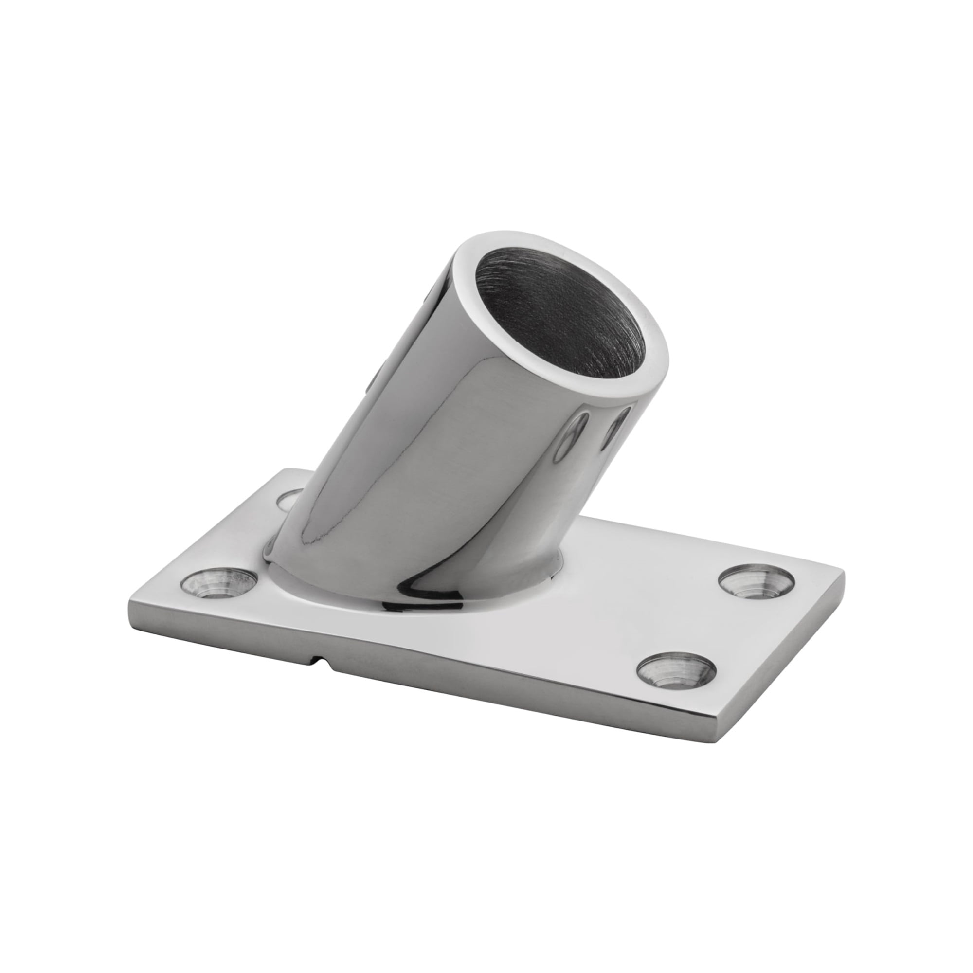 Whitecap S-1465C 60 Rectangular Base Rail Fitting with Set Screw - 1-5/ ...