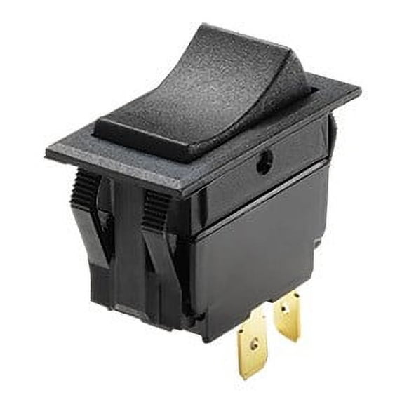 WhiteCap Industries S-8054C Illuminated Rocker Switch, 15 Amp, 12 Volt, DPDT, On/Off/On