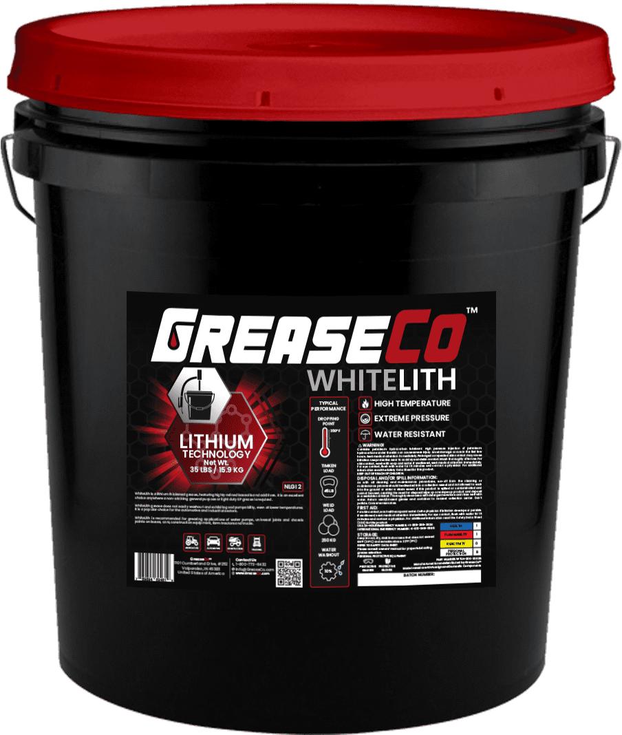 WhiteLith - White Lithium Grease Pail - 35 LB