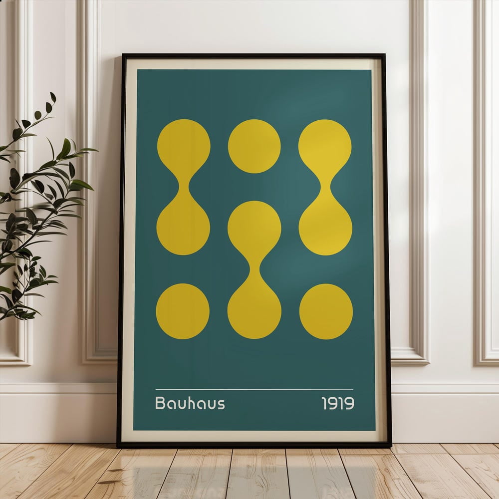 WhitePeak Art Minimal Modern Pattern Geometric Poster, Minimalist ...