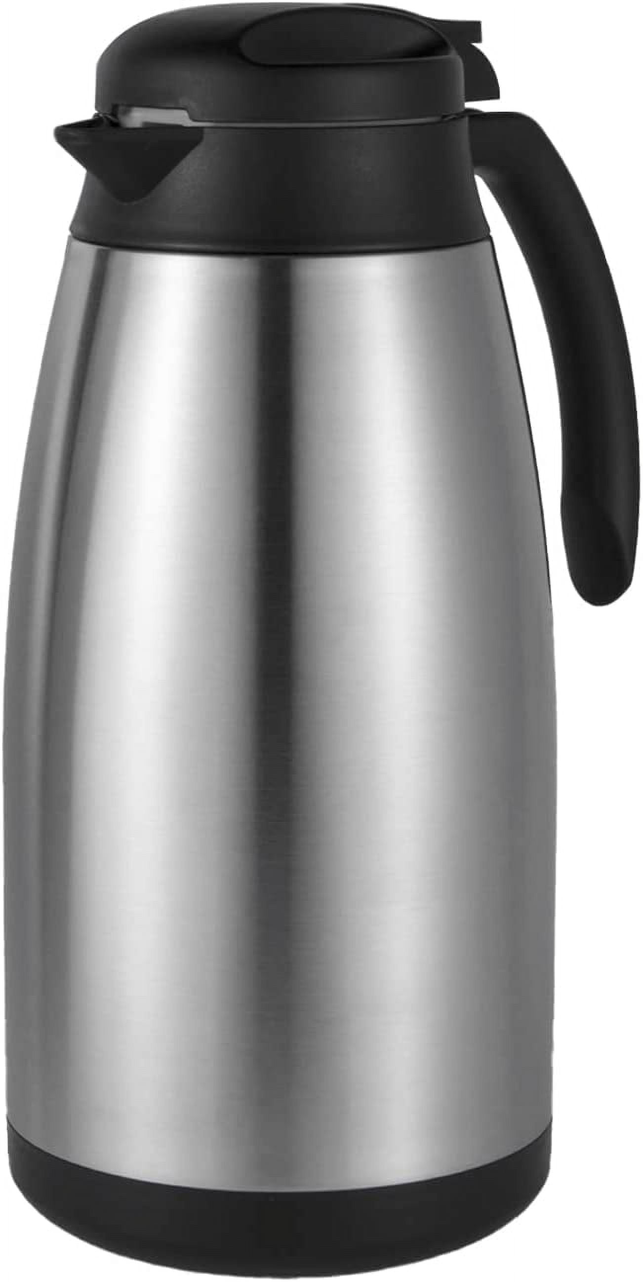 Carafe for Hot Liquids, 68oz/2L Thermal Coffee Carafe for Keeping Hot,  Insulated Coffee Thermos Carafe, Stainless Steel Thermal Pot Flask Dual  Wall