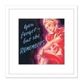 thumbnail image 1 of Whitear WWII War Careless Talk Woman British Propaganda 8X8 Inch Square Wooden Framed Wall Art Print Picture with Mount, 1 of 4