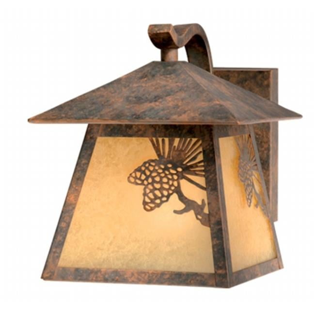 Whitebark 7 in. Outdoor Wall Light - Olde World Patina