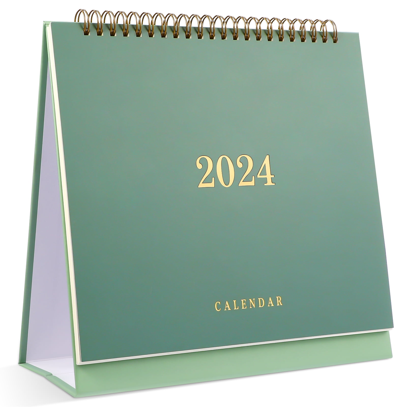 Whiteboard Calendar 2024 (green) Wall 2024 2025 Table Easel Tabletop