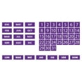 Whiteboard Calendar Spanish Bundle (Dates, Days of The Week, Months) by (Purple, 0.5"x0.5